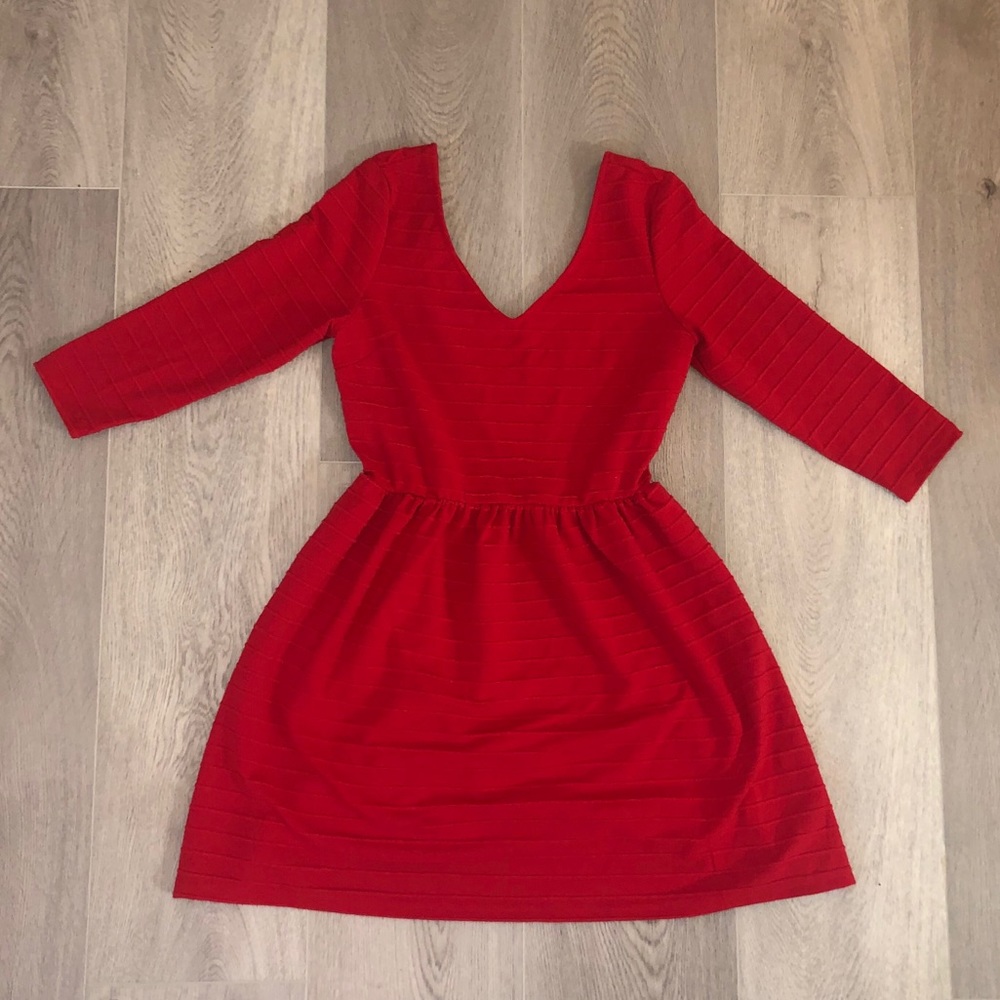 Francesca’s Double V Dress